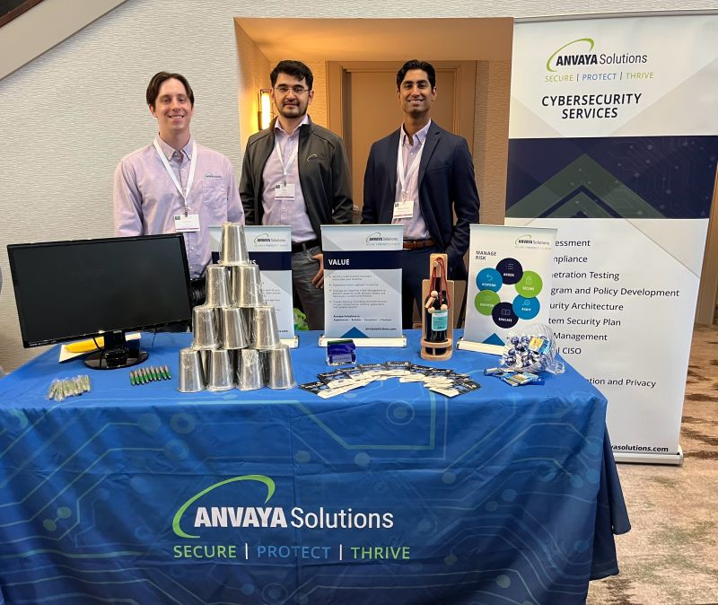 Anvaya Solutions Team at their booth